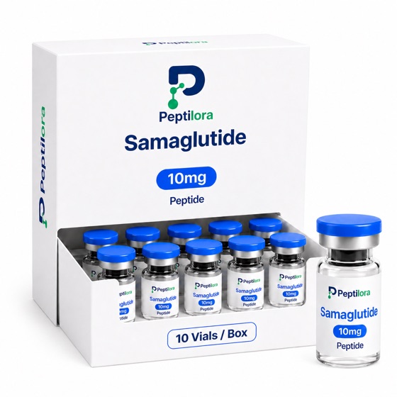 Semaglutide peptide box and vials